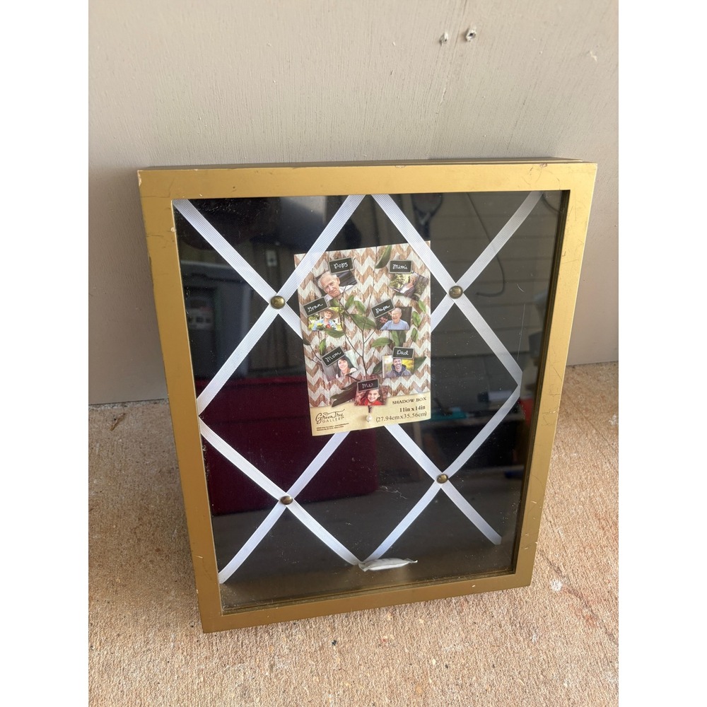 Green Tree Gallery Gold Shadow Box 11x14 Photo Display Memory Box Hobby Lobby